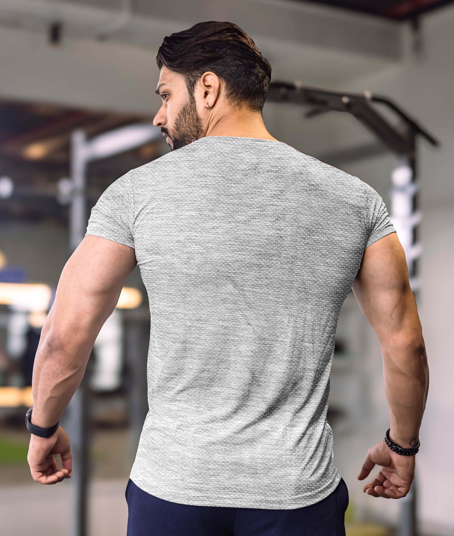 Nimbus GymX Tee: Cloud Grey