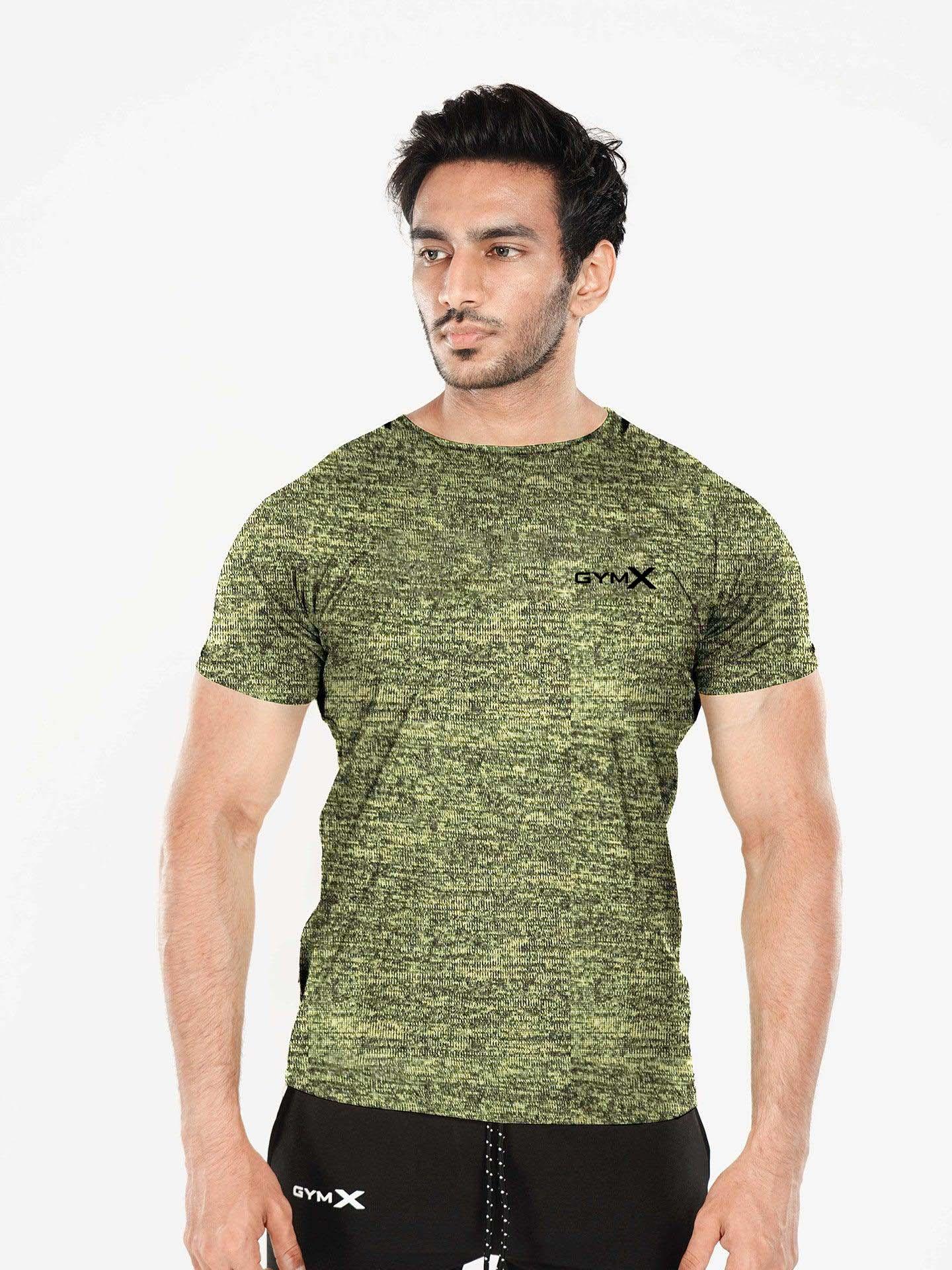 GymX Pattern Green Tee - Sale