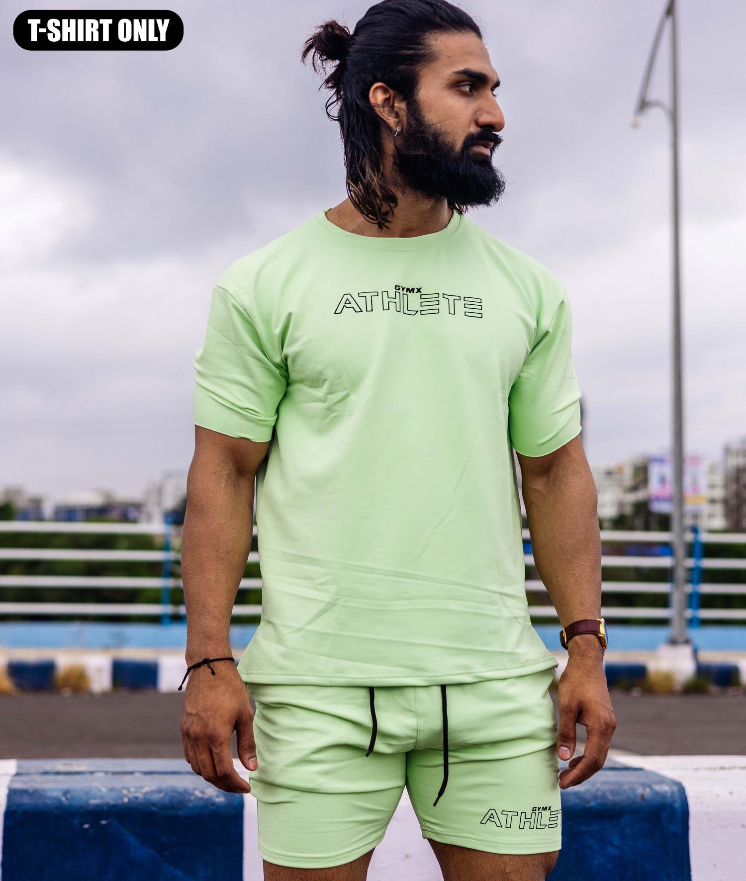 Oversized GymX Neon Green Tee: Athlete - Sale - GymX