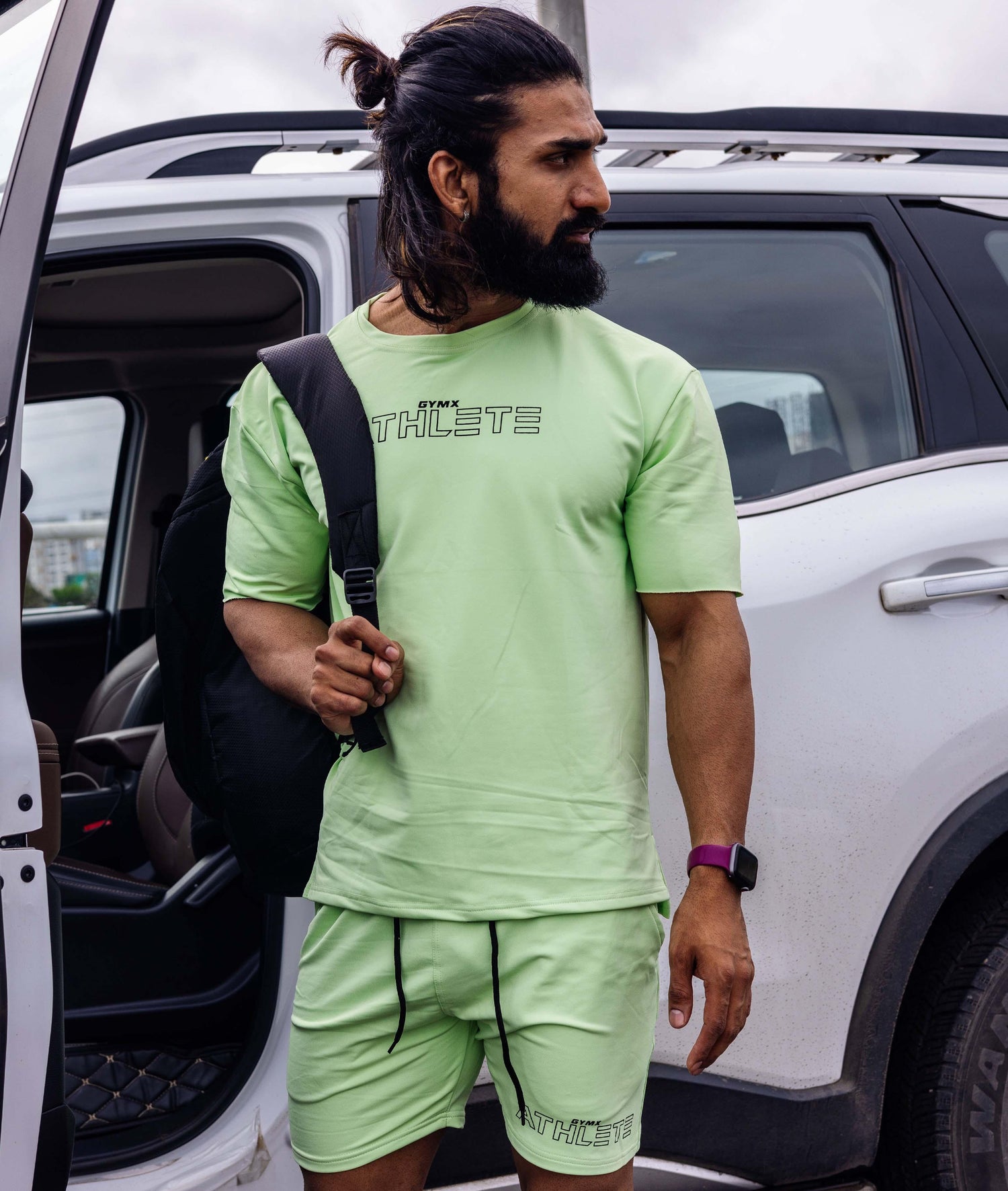 Oversized GymX Neon Green Tee: Athlete - Sale - GymX