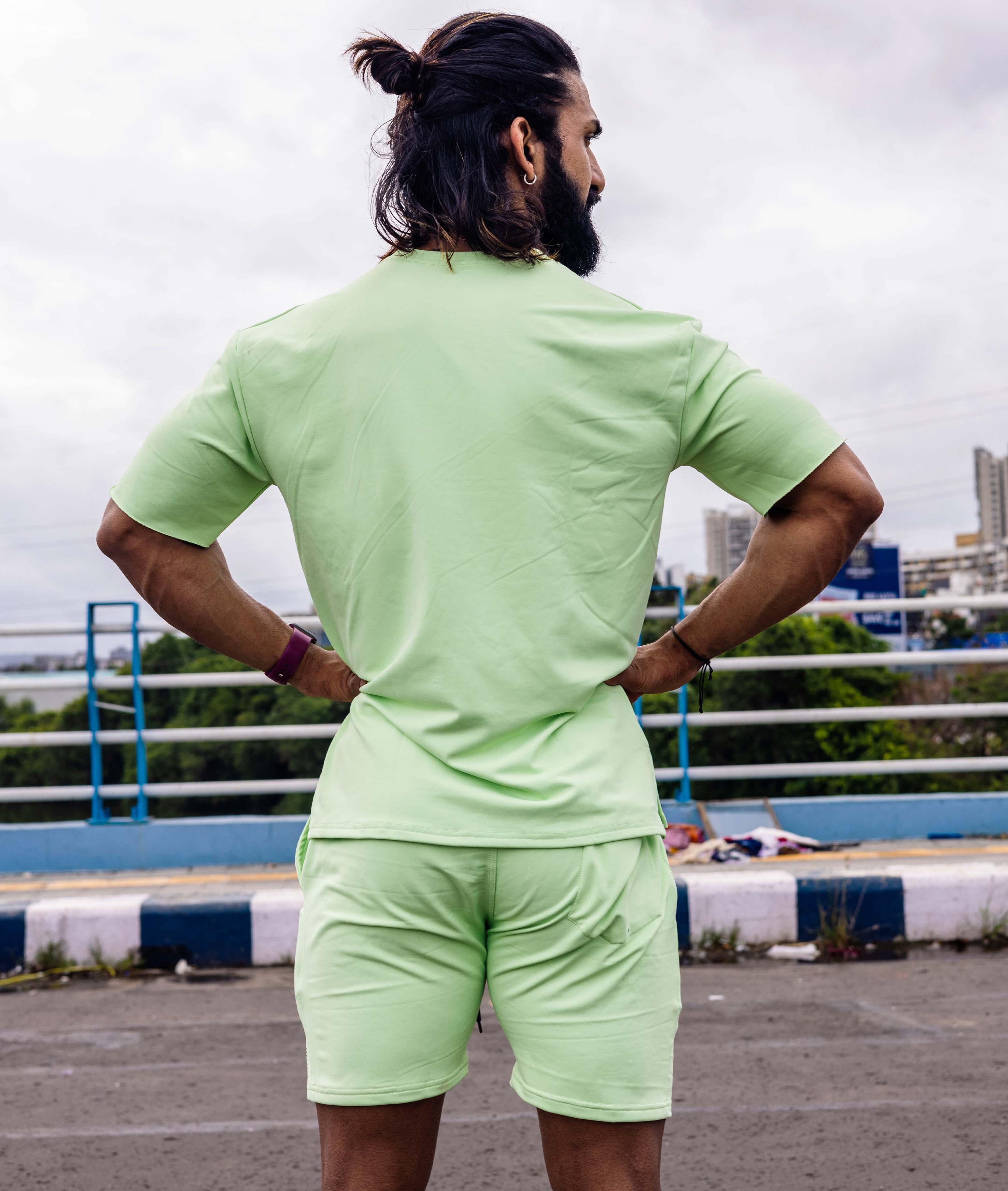 Oversized GymX Neon Green Tee: Athlete - Sale