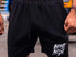 Oversized GymX Black Shorts: Beast Mode - Sale