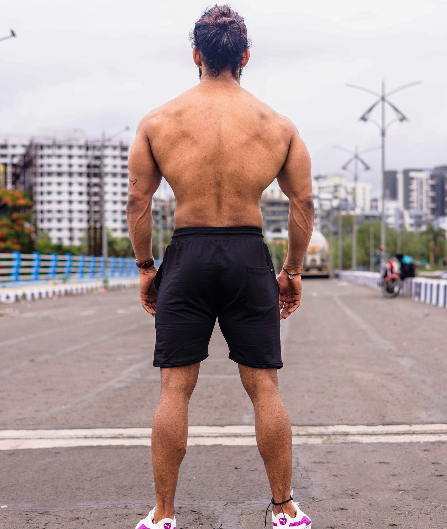 Oversized GymX Black Shorts: Beast Mode - Sale