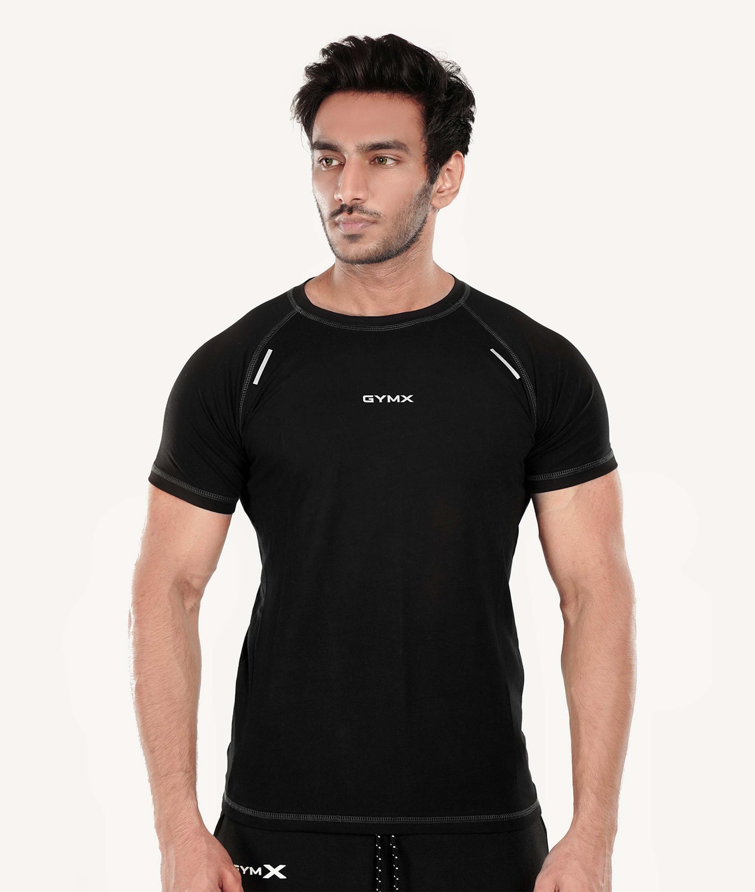 Flex Cotton GymX Tee: Black - Sale - GymX