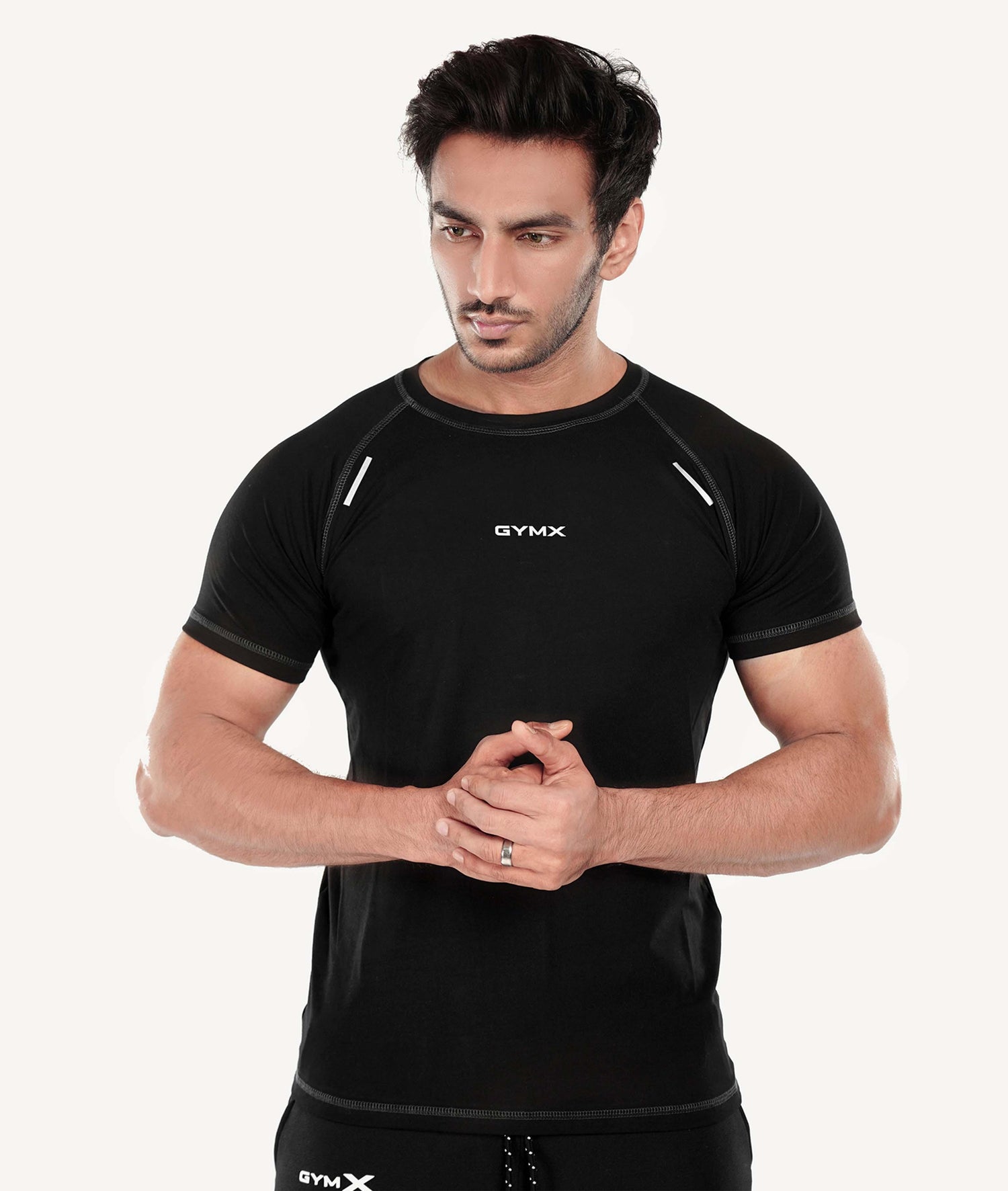 Flex Cotton GymX Tee: Black - Sale - GymX