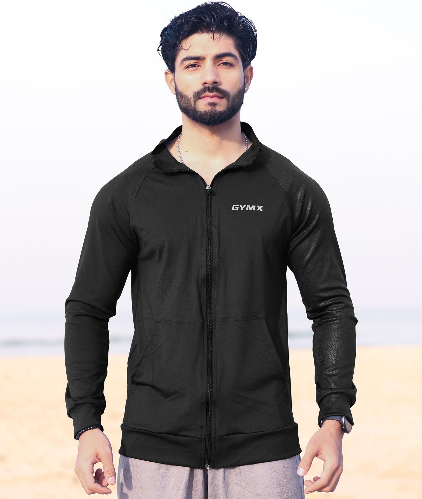 Villain GymX Jacket: Venom Black