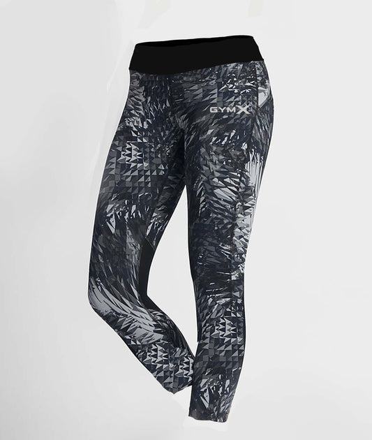 Mystery Blue Camo Gymx Leggings - Sale at Rs 799.00
