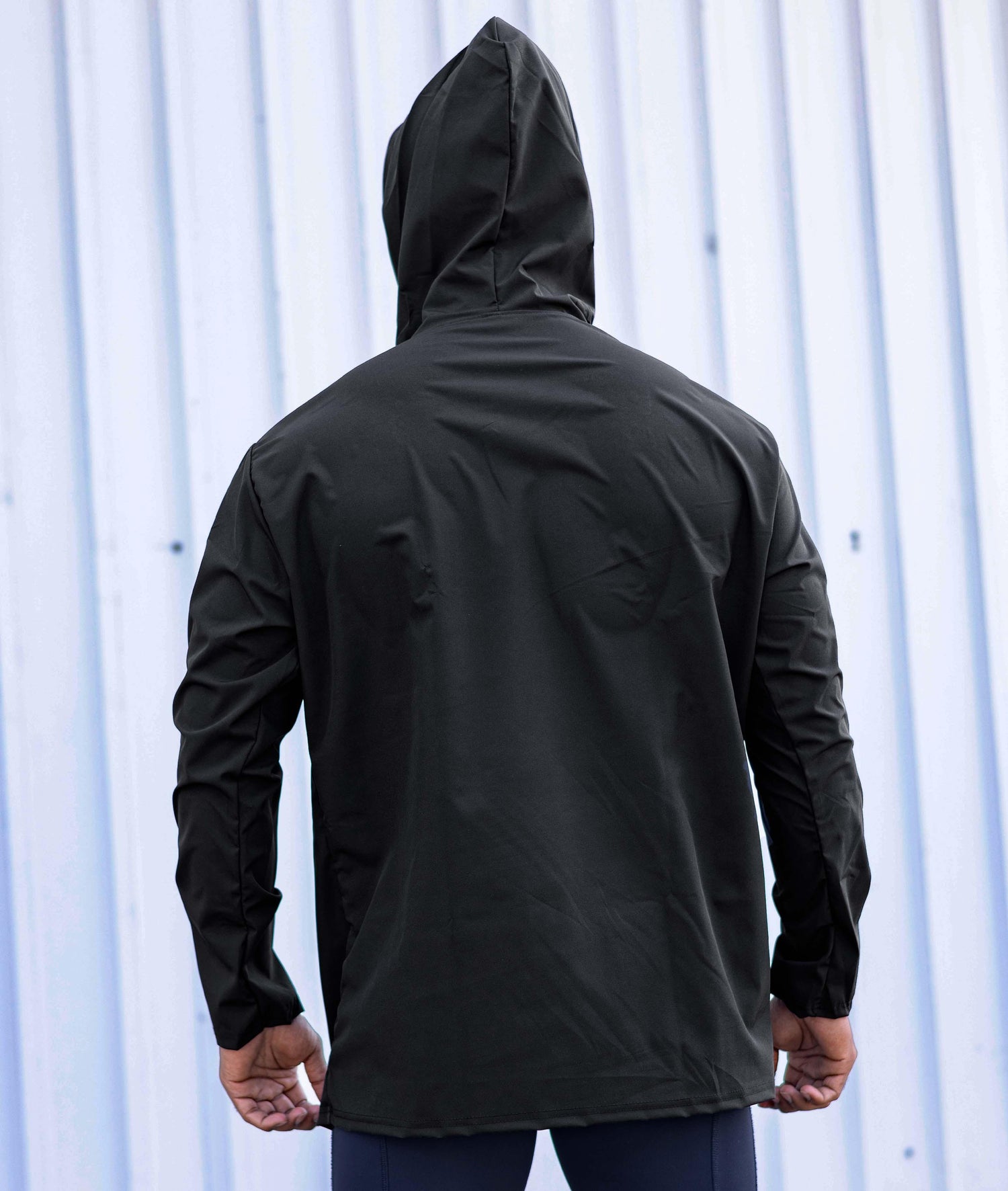 Storm Waterproof Jacket 2.0- Wicked Black (with rainproof phone pockets) - GymX