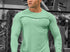 Blade Full Sleeve GymX Tee: Aqua Green