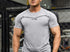 Blade Half Sleeve GymX Tee: Steel Grey