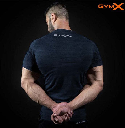 Compression GymX Tee: Carbon Grey at Rs 849.00, खेल-वस्त्र - GYMX  Merchandise LLP, Mumbai