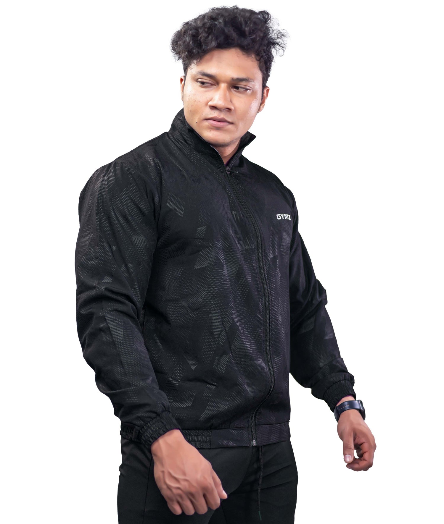 Berlin Camo Windcheater: Black - GymX