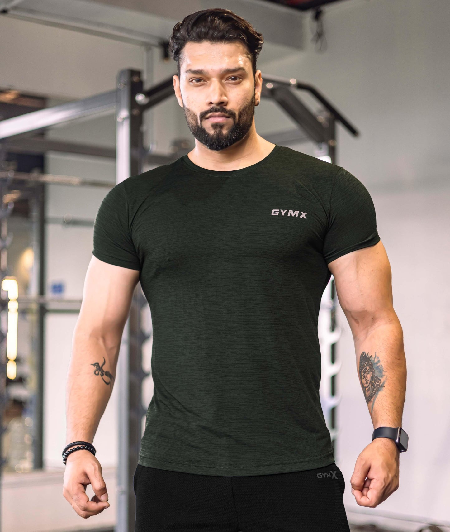 Strike GymX Tee: Army Green