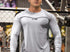 Blade Full Sleeve GymX Tee: Steel Grey