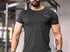 Strike GymX Tee: Dark Grey- Get Strong