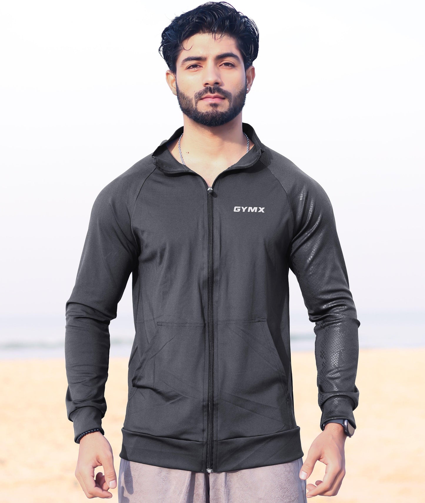 Villain GymX Jacket: Venom Grey