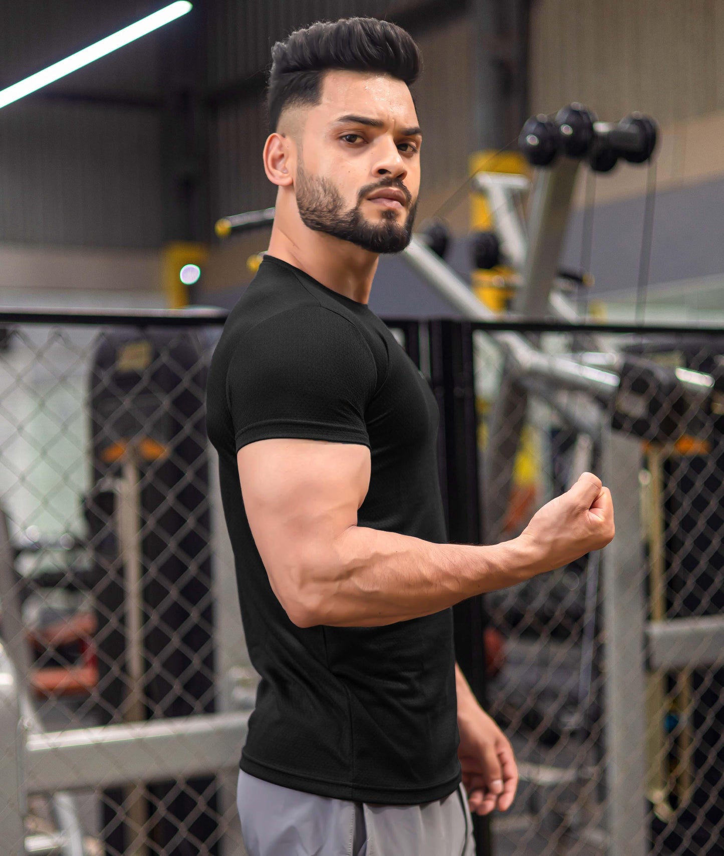 Ace GymX Tees: Just Black - GymX