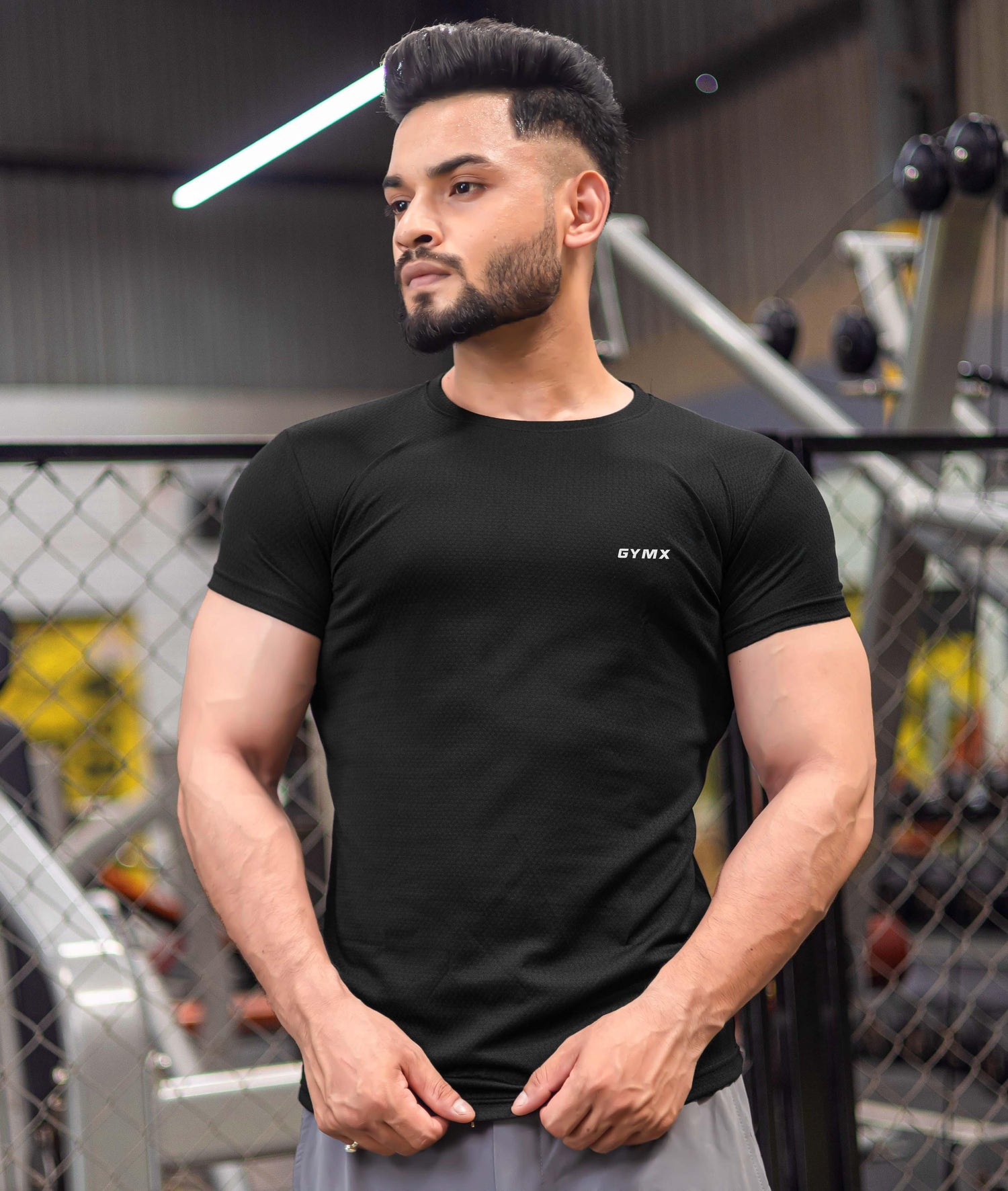 Ace GymX Tees: Just Black - GymX