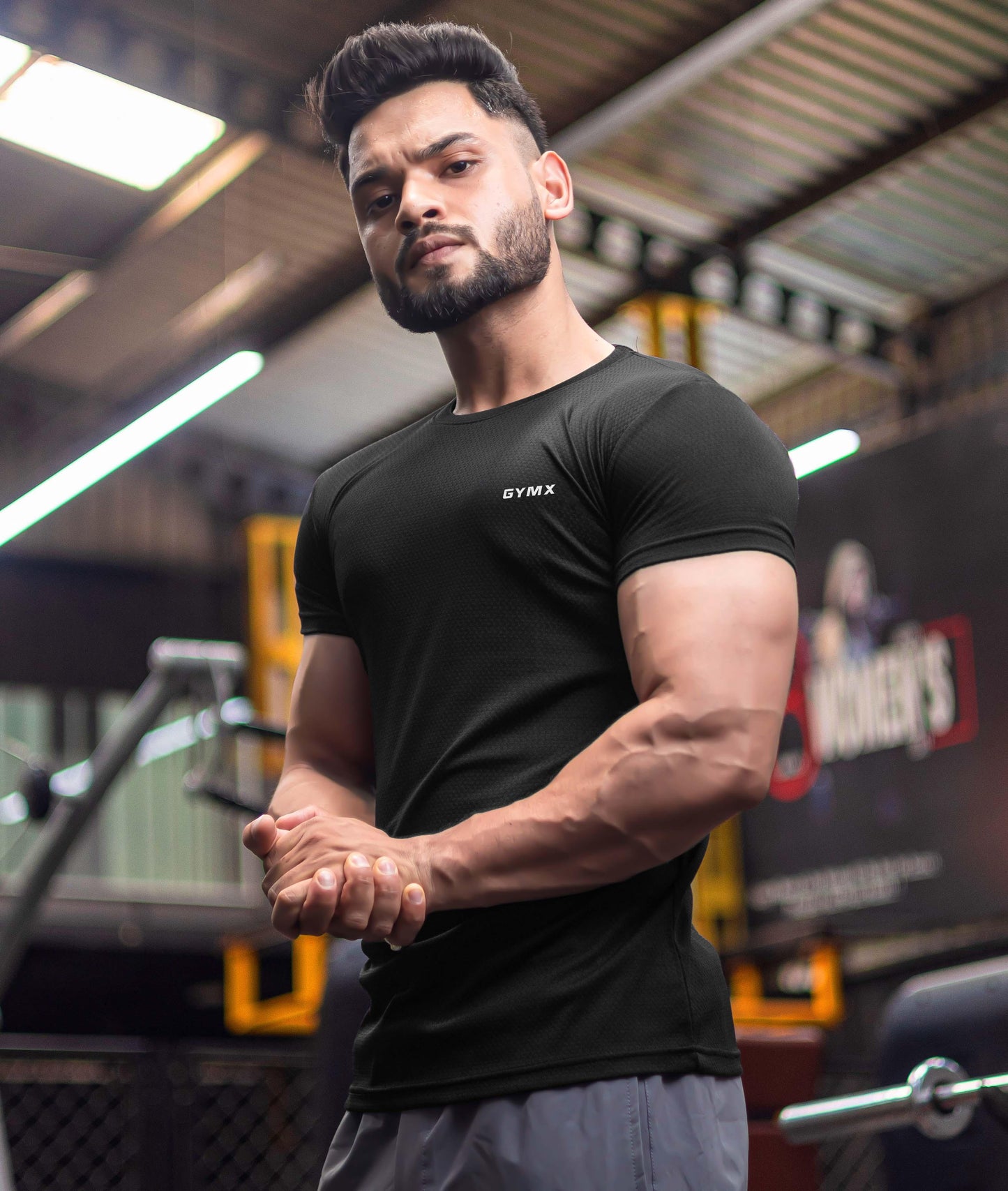 Ace GymX Tees: Just Black - GymX