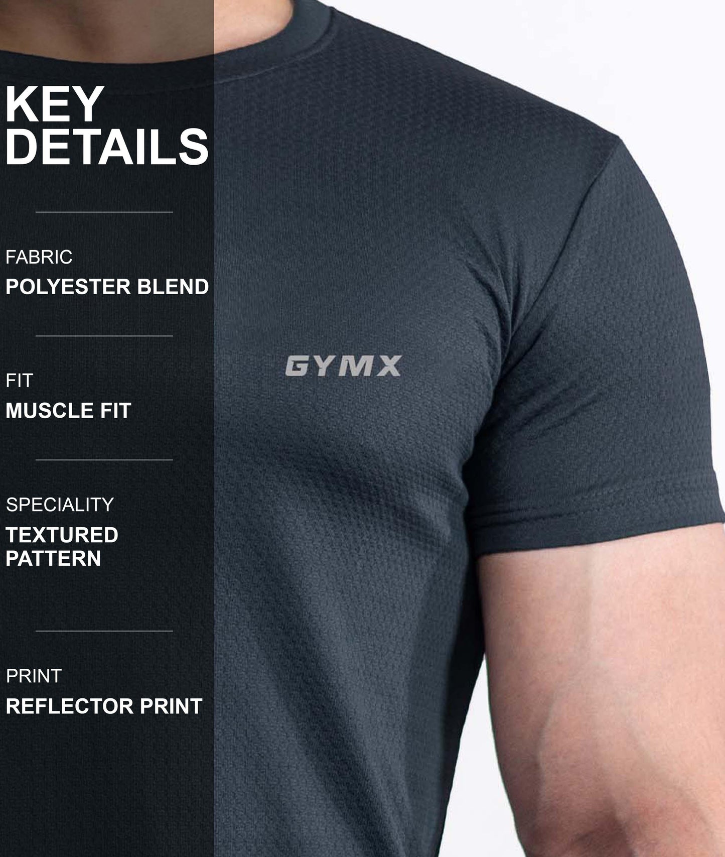 Ace GymX Tees: Wonder Blue - GymX