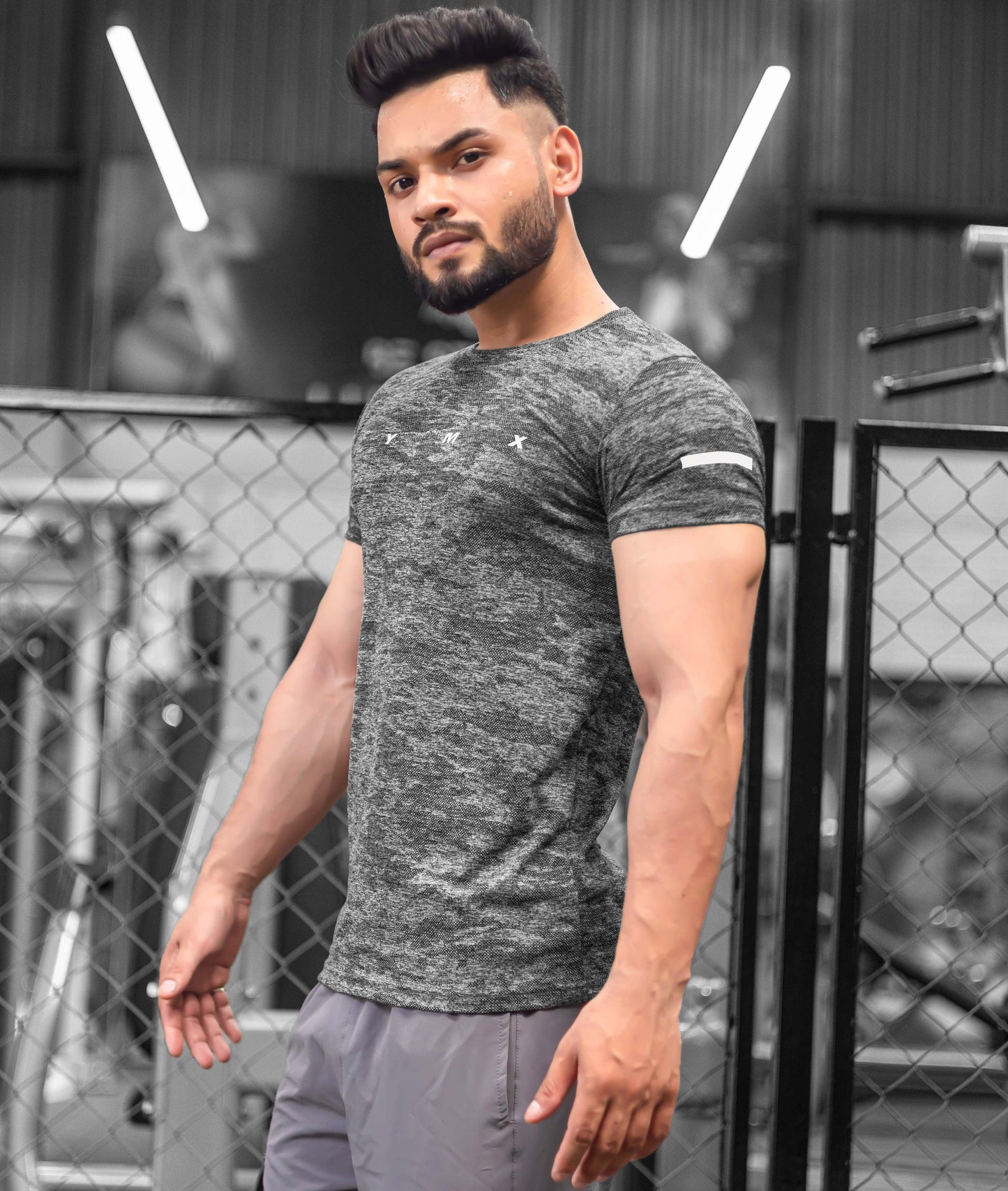 Ace GymX Tees: Forest Grey - GymX