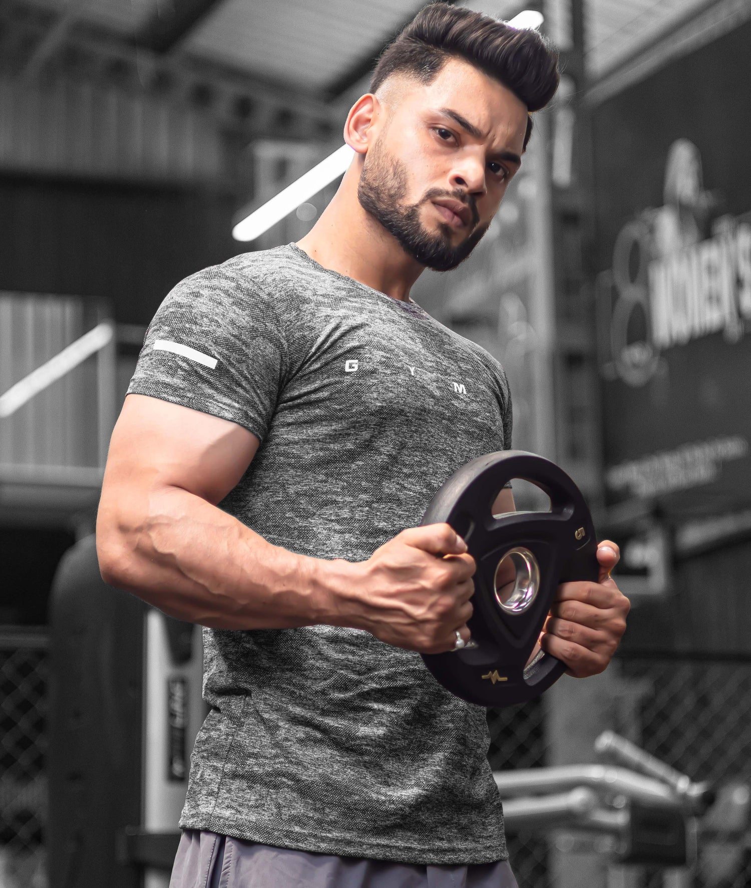 Ace GymX Tees: Forest Grey - GymX