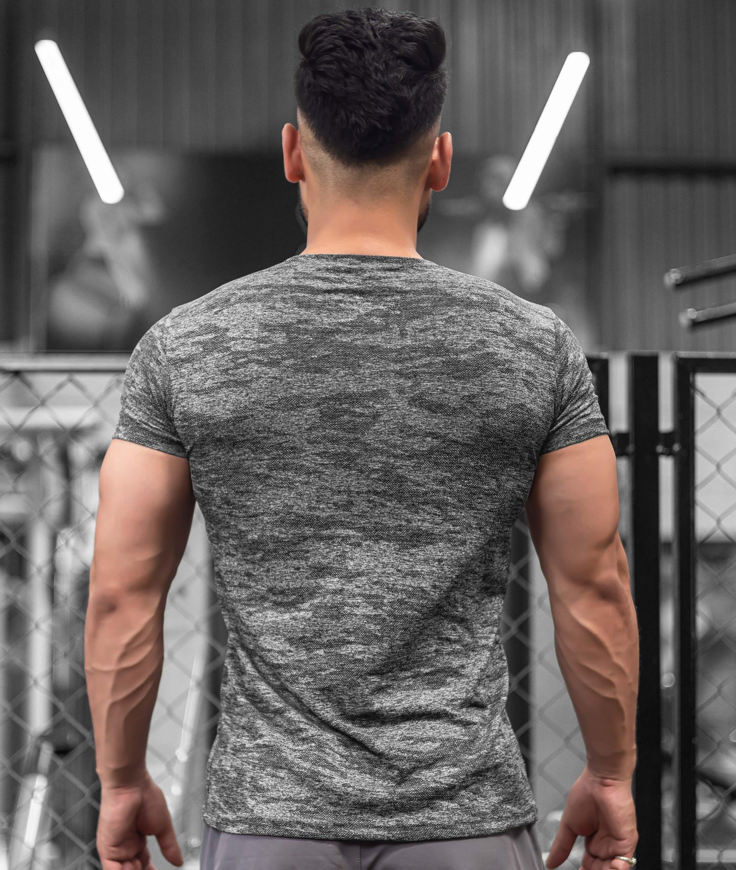 Ace GymX Tees: Forest Grey - GymX