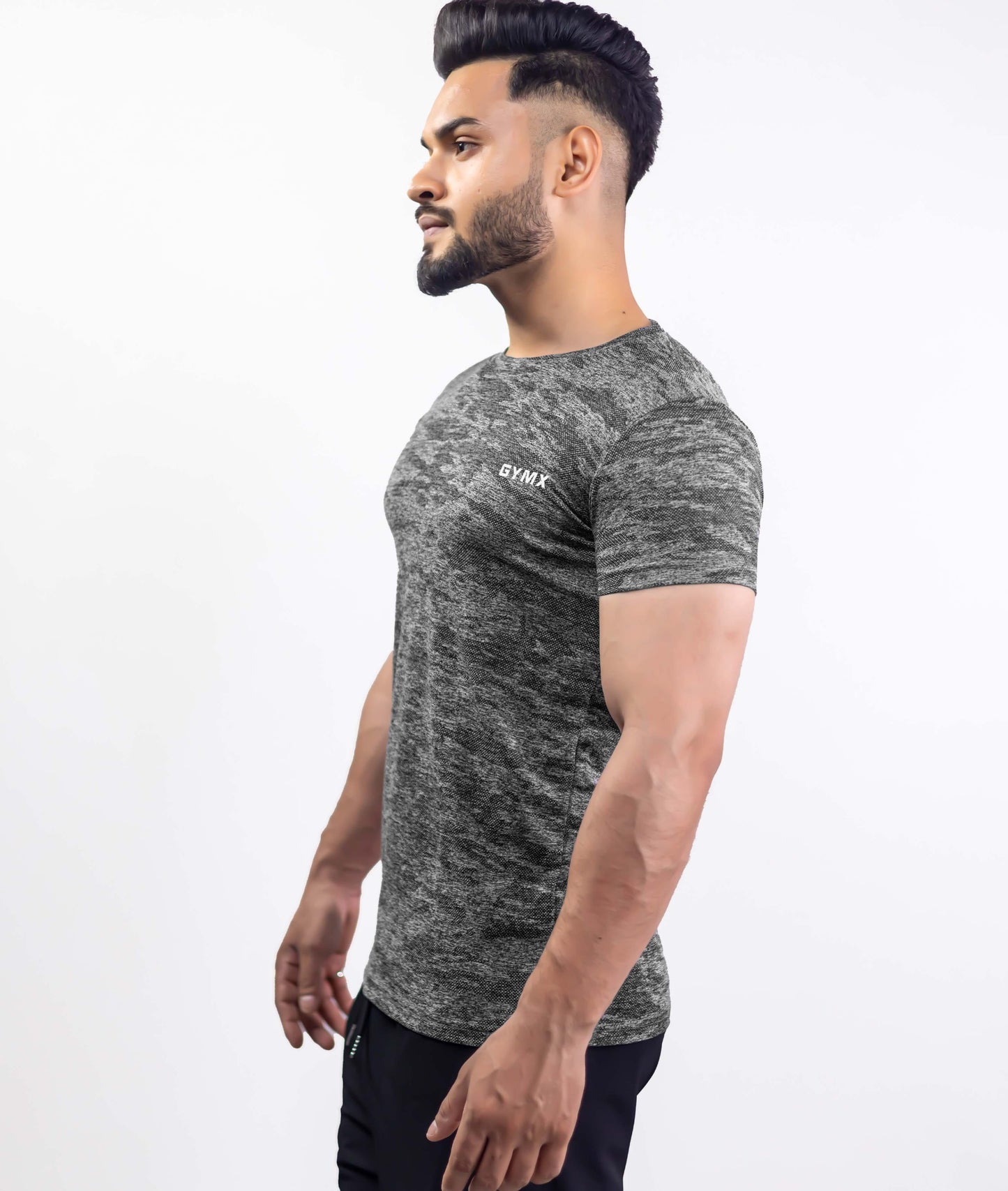 Ace GymX Tees: Camo Grey - GymX