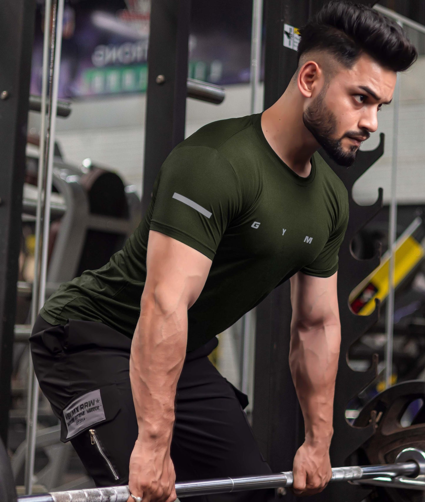 Ace GymX Tees: Warrior Green - GymX