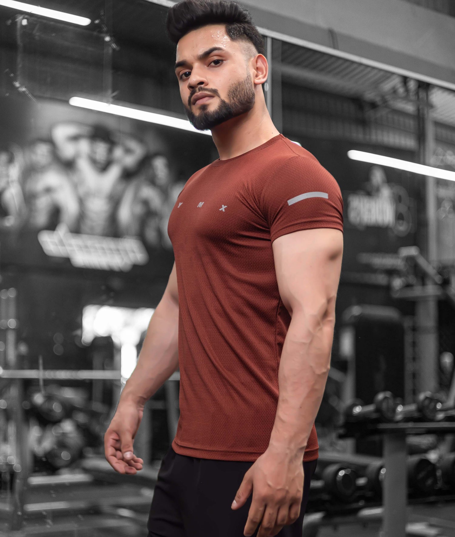 Ace GymX Tees: Rust Red - GymX