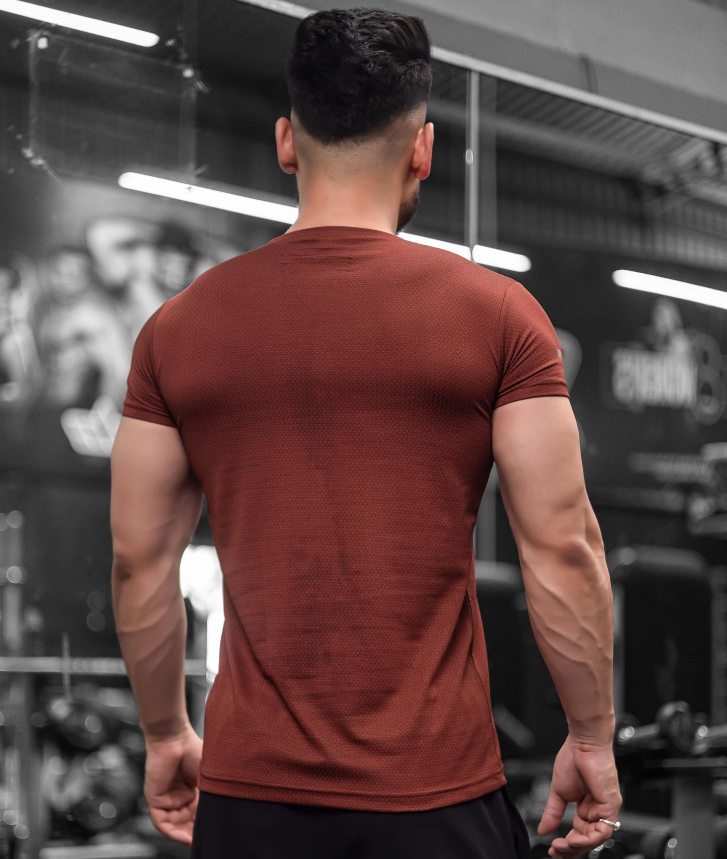 Ace GymX Tees: Rust Red - GymX