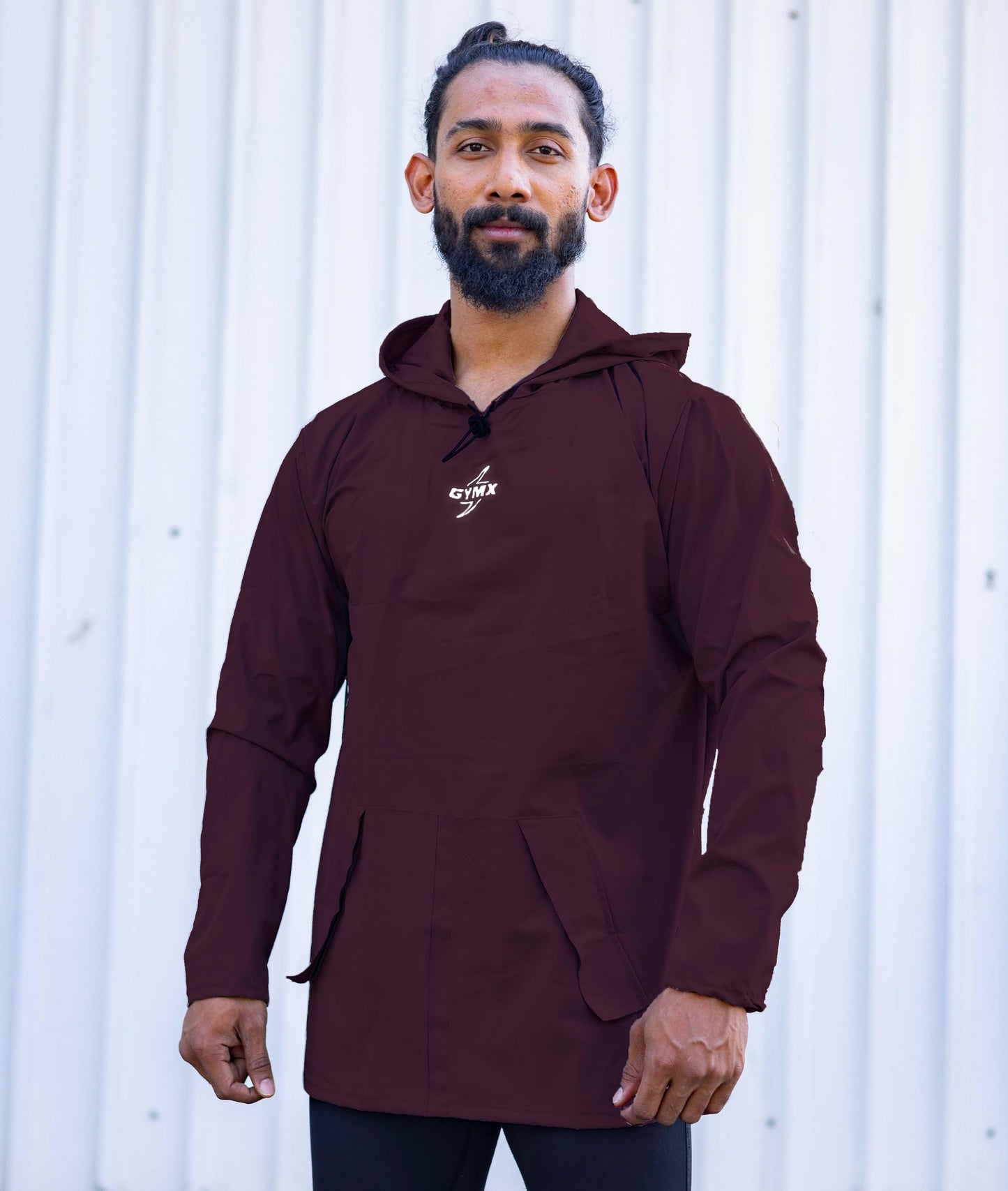 Storm Waterproof Jacket 2.0- Epic Maroon (with rainproof phone pockets) - GymX