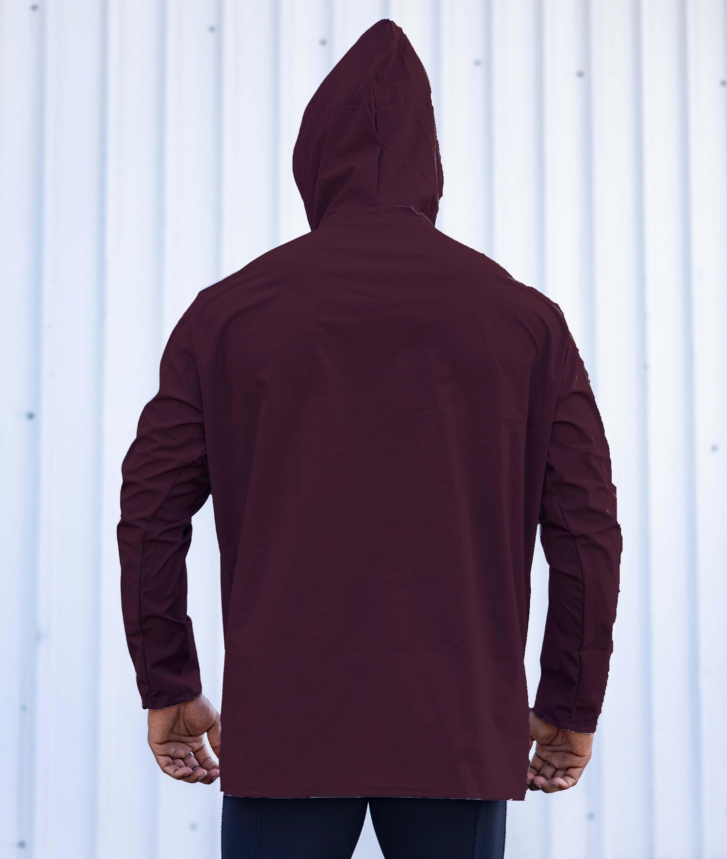 Storm Waterproof Jacket 2.0- Epic Maroon (with rainproof phone pockets) - GymX