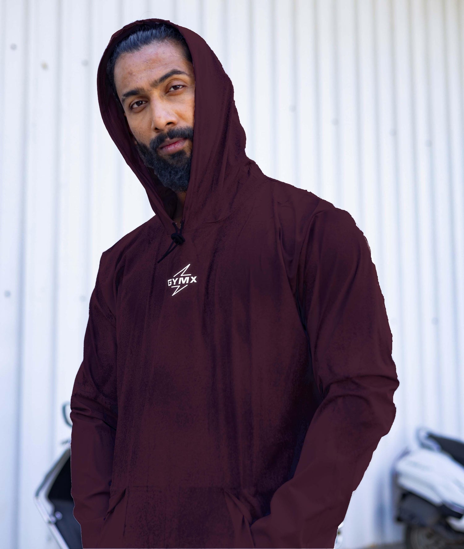 Storm Waterproof Jacket 2.0- Epic Maroon (with rainproof phone pockets) - GymX