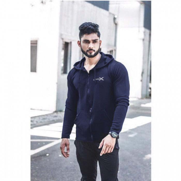 Navy Blue Plain Hoodie - Sale - GymX