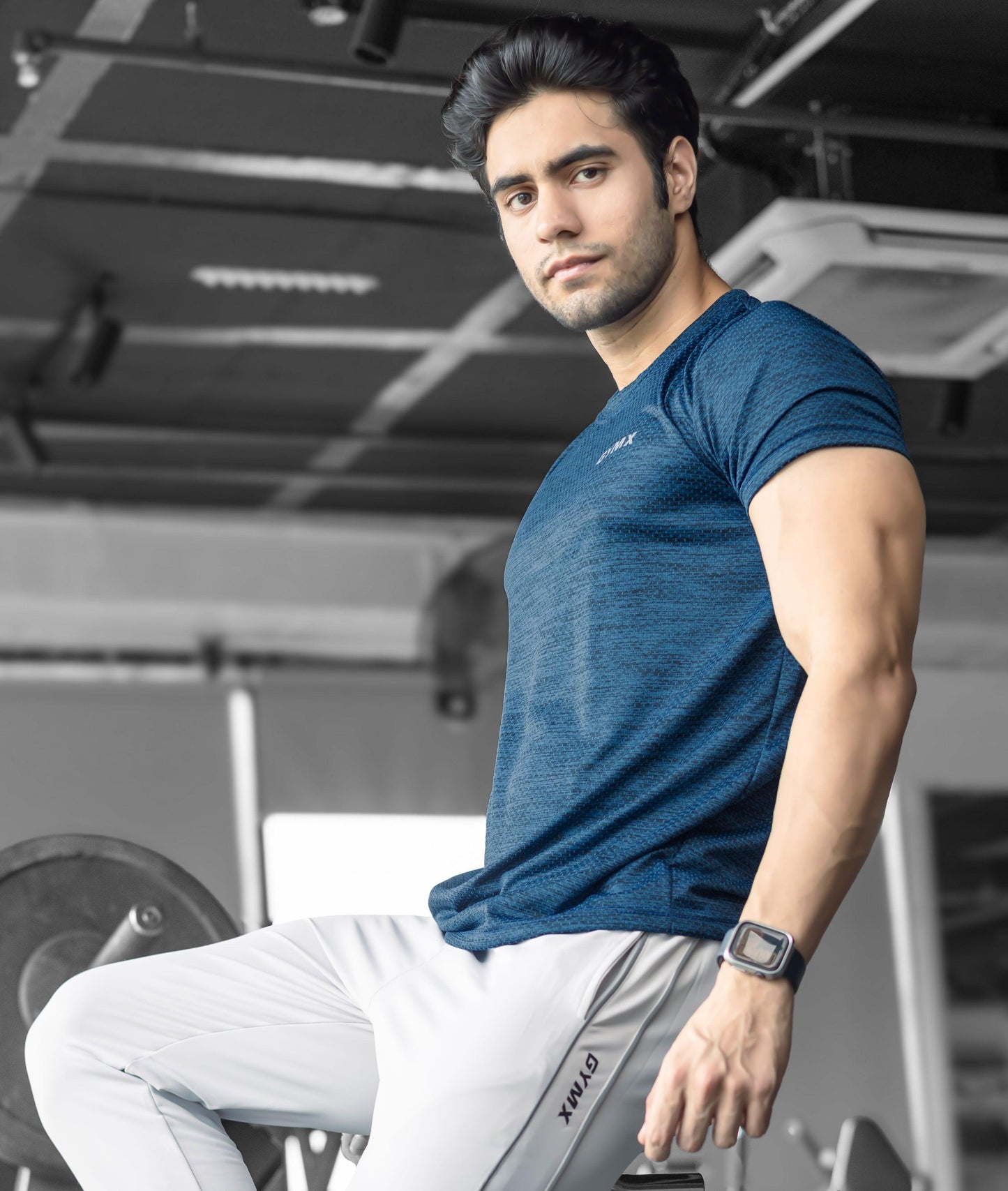 Nimbus GymX Tee: Active Blue