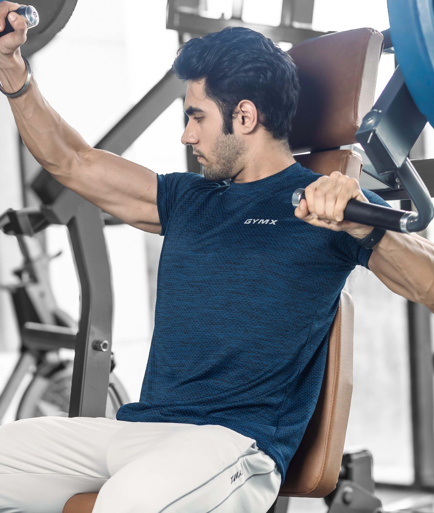 Nimbus GymX Tee: Active Blue