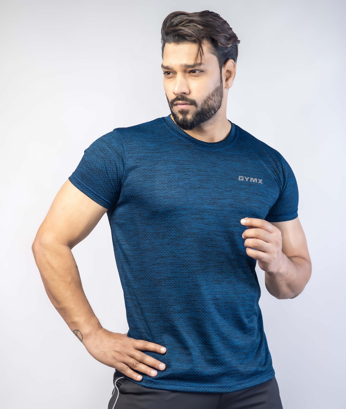 Nimbus GymX Tee: Active Blue