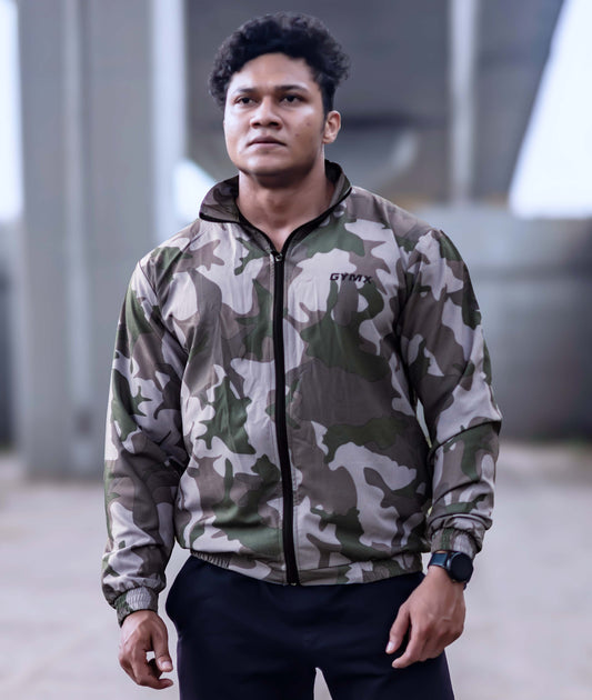 Combat Camo GymX Windcheaters: Woodland Camo