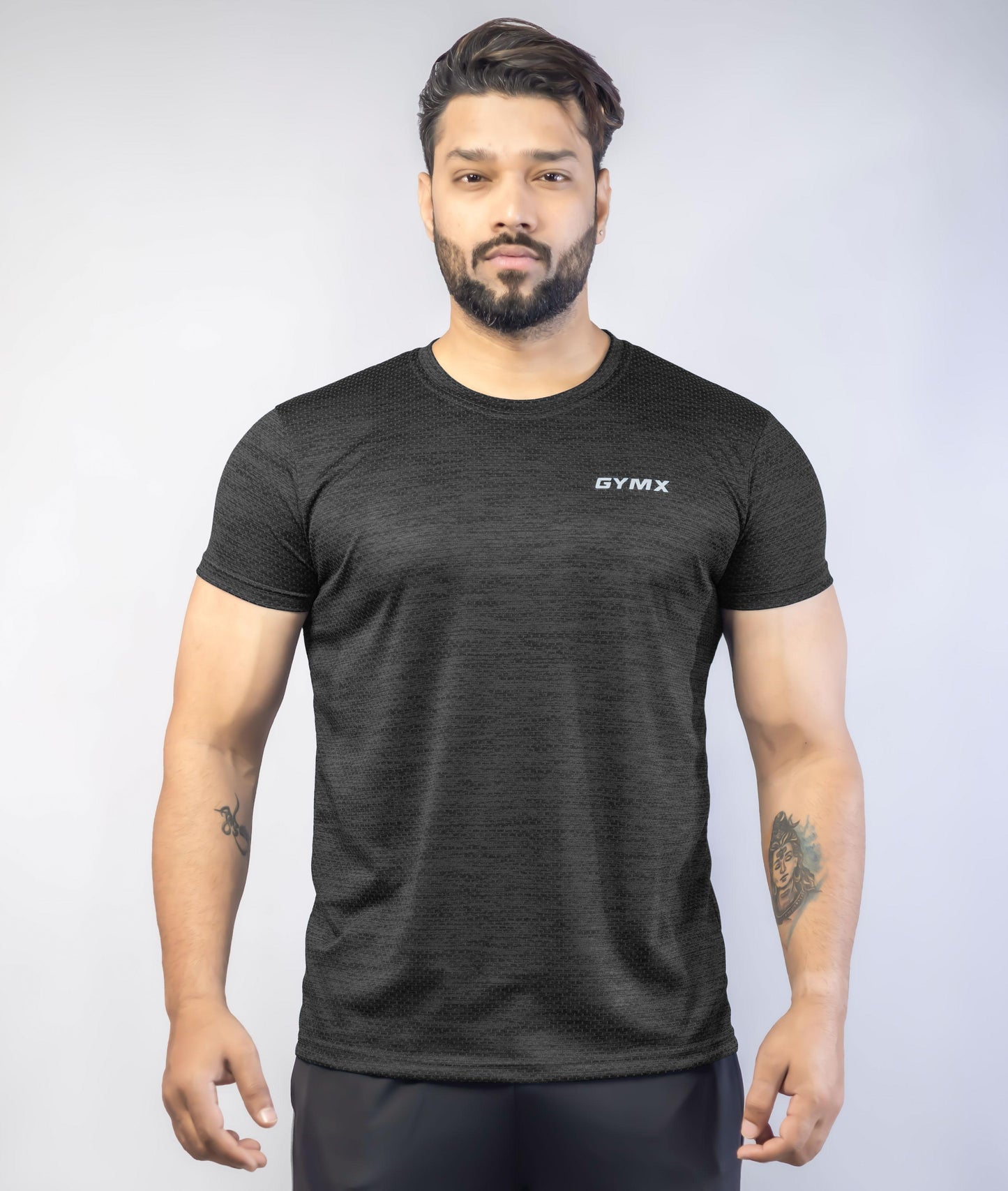 Nimbus GymX Tee: Carbon Grey