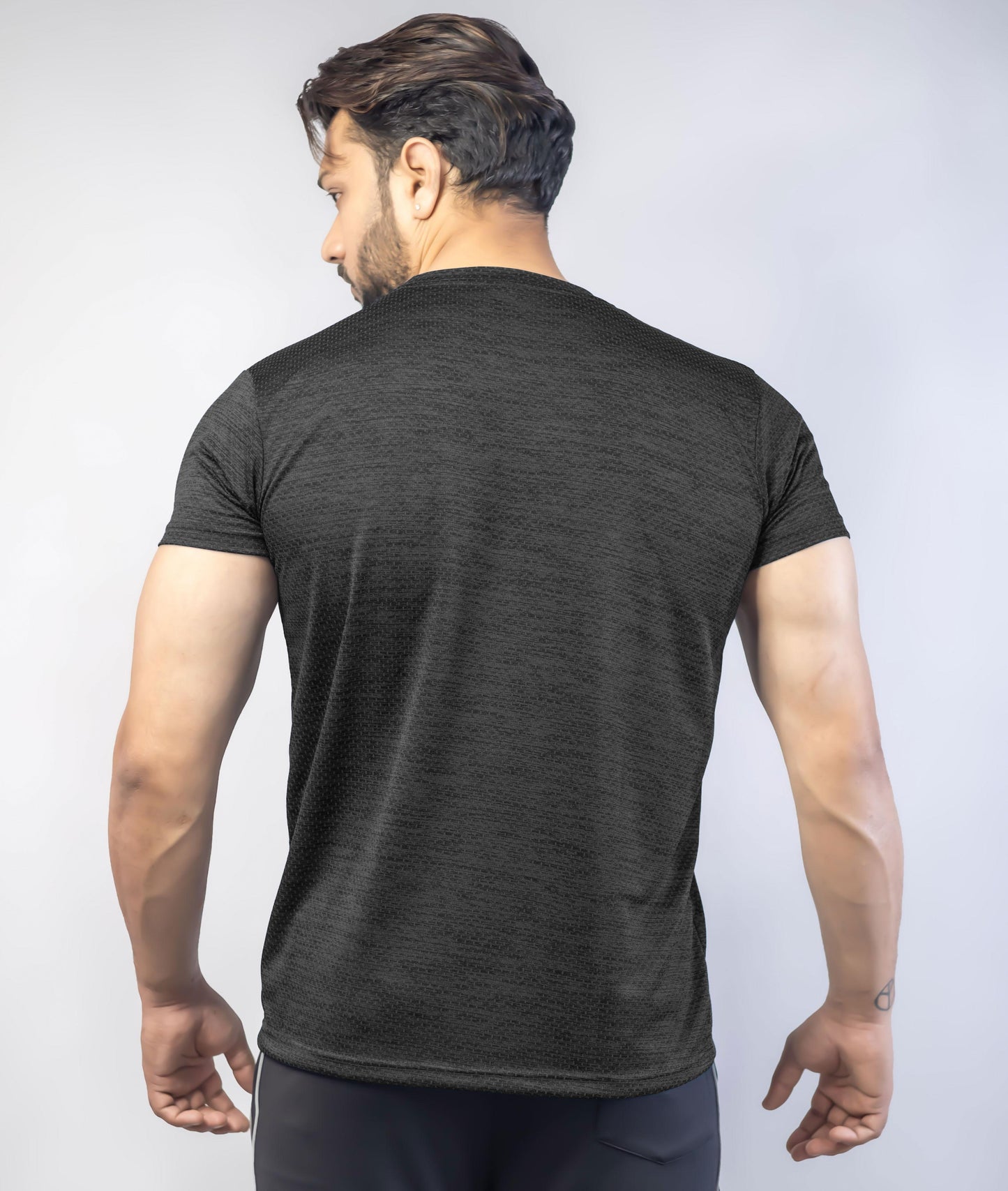 Nimbus GymX Tee: Carbon Grey