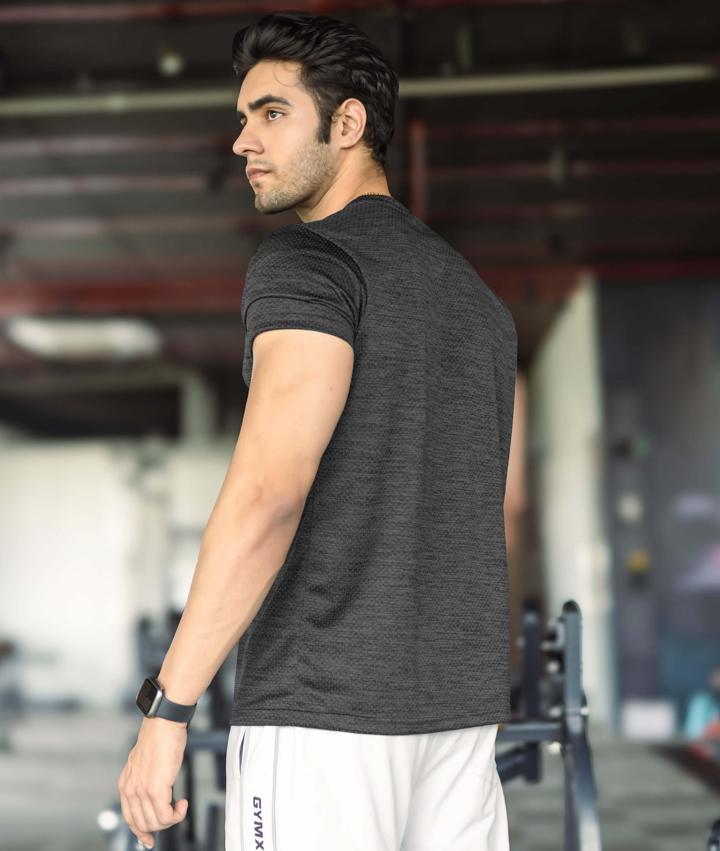 Nimbus GymX Tee: Carbon Grey