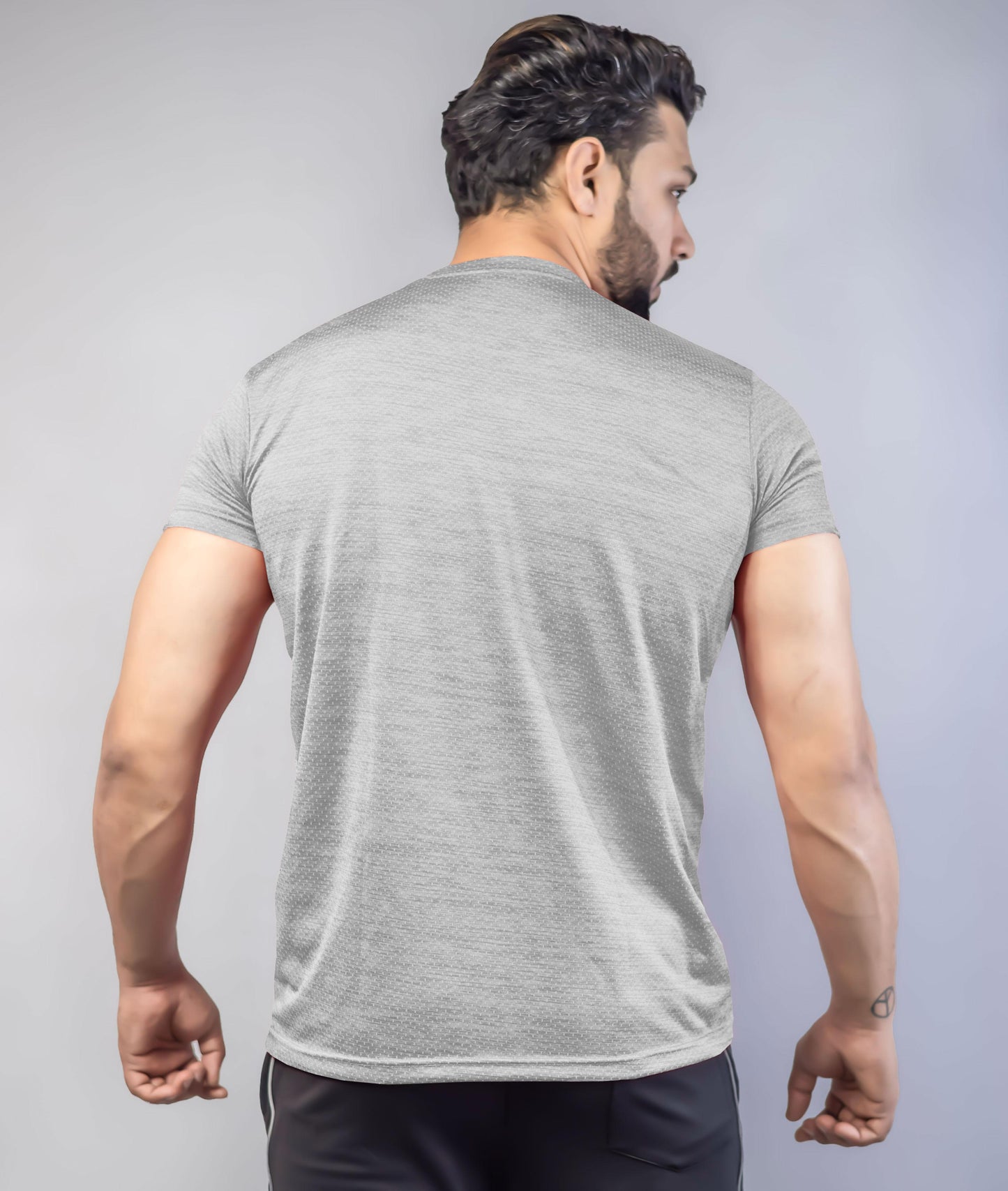 Nimbus GymX Tee: Cloud Grey