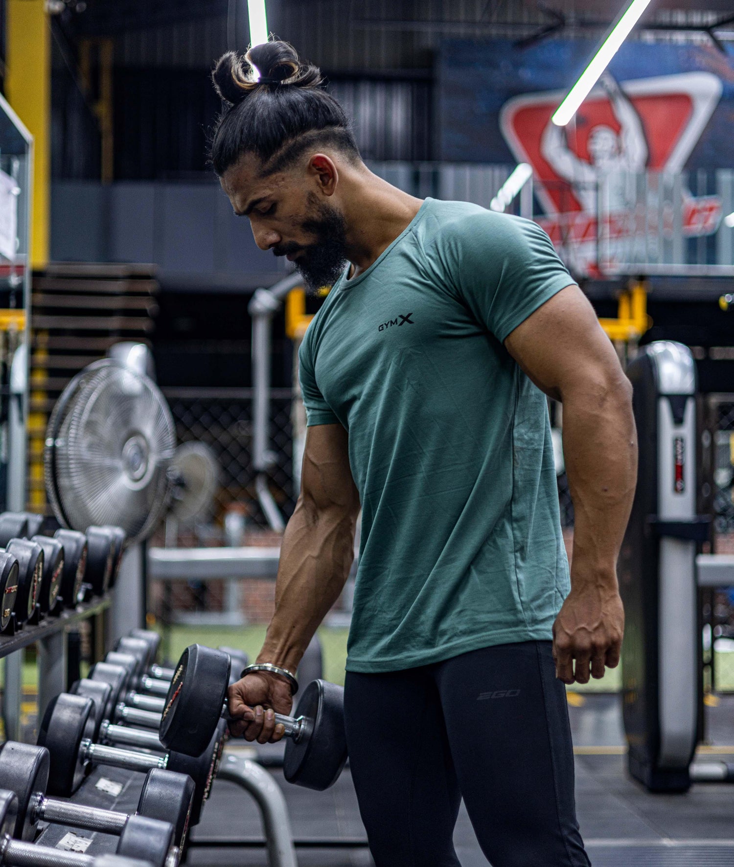 Pure Cotton GymX Tee: Mint Green - Sale - GymX