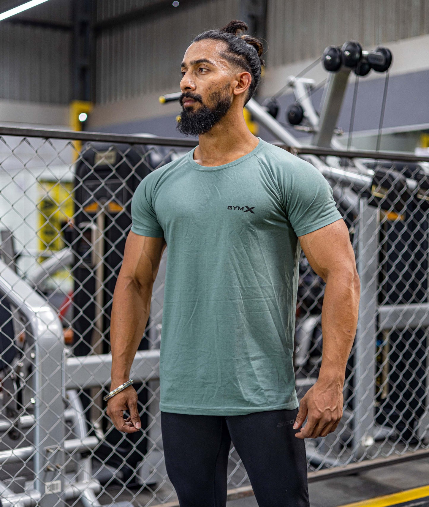 Pure Cotton GymX Tee: Mint Green - Sale - GymX