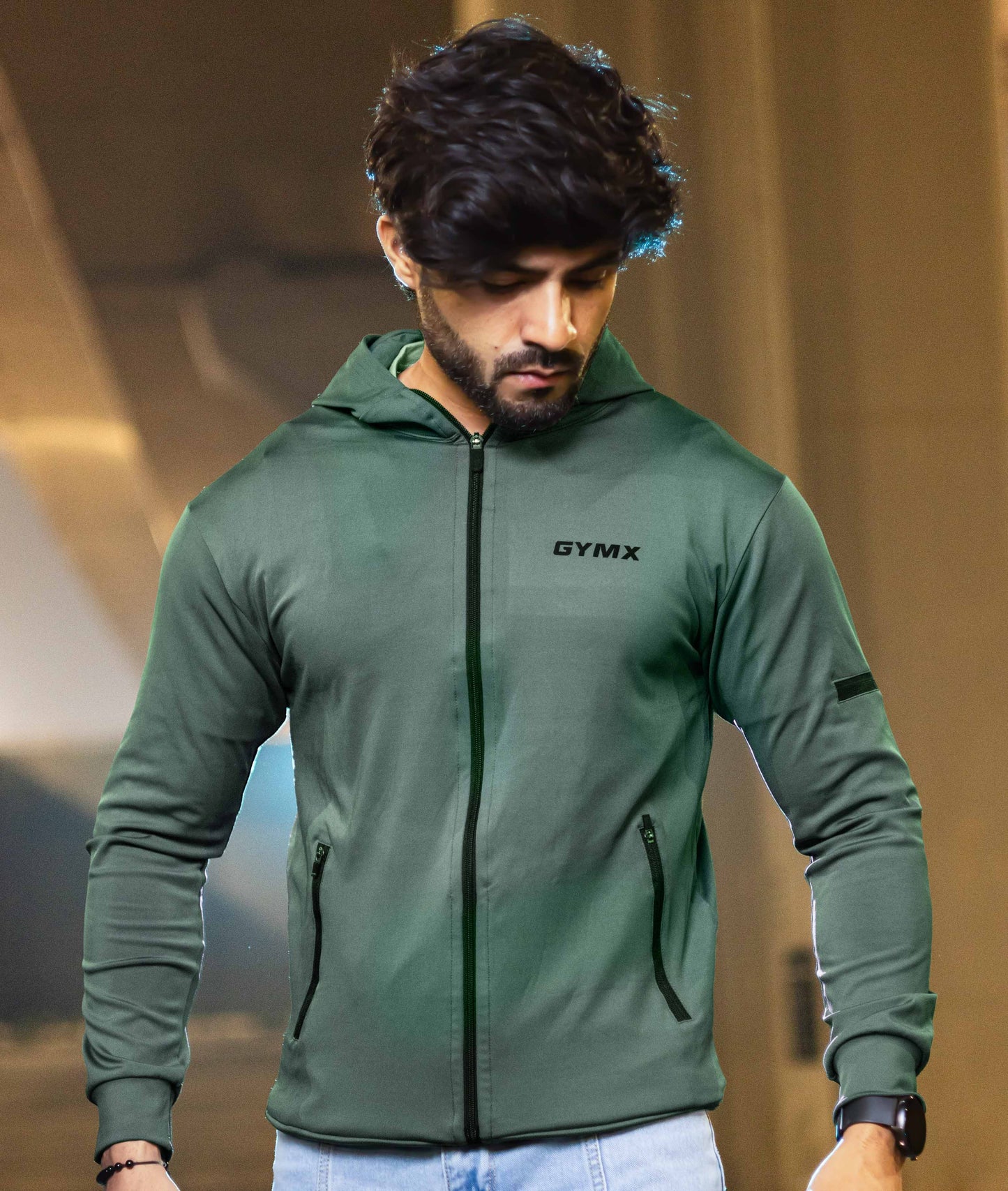 Galaxy GymX Hoodies- Goblin Green