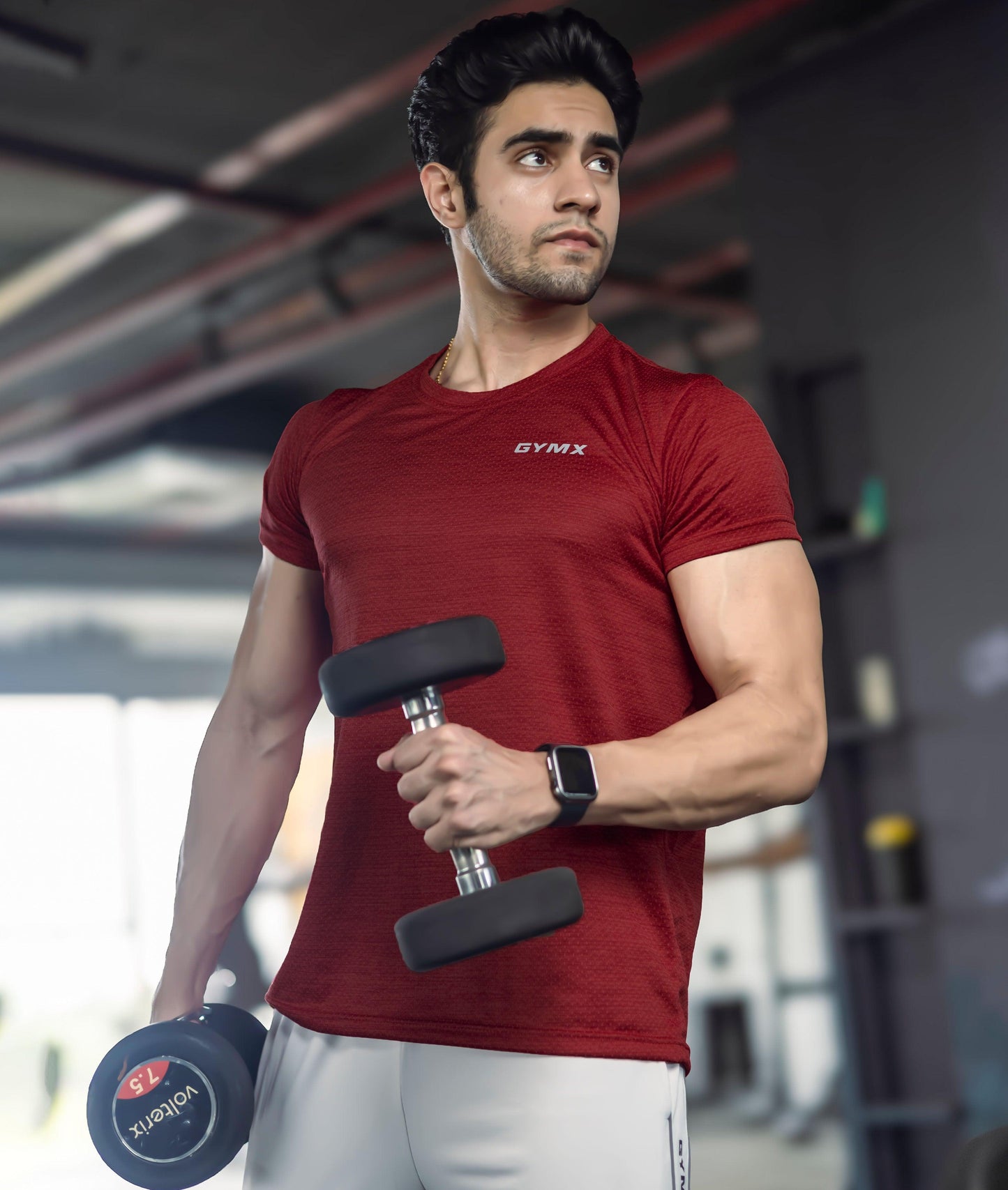 Nimbus GymX Tee: Volcano Red