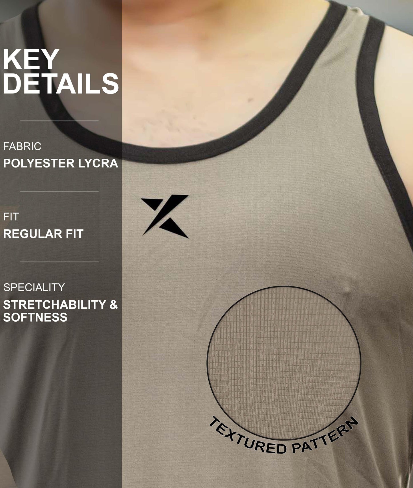 Impulse GymX Tank: Beige