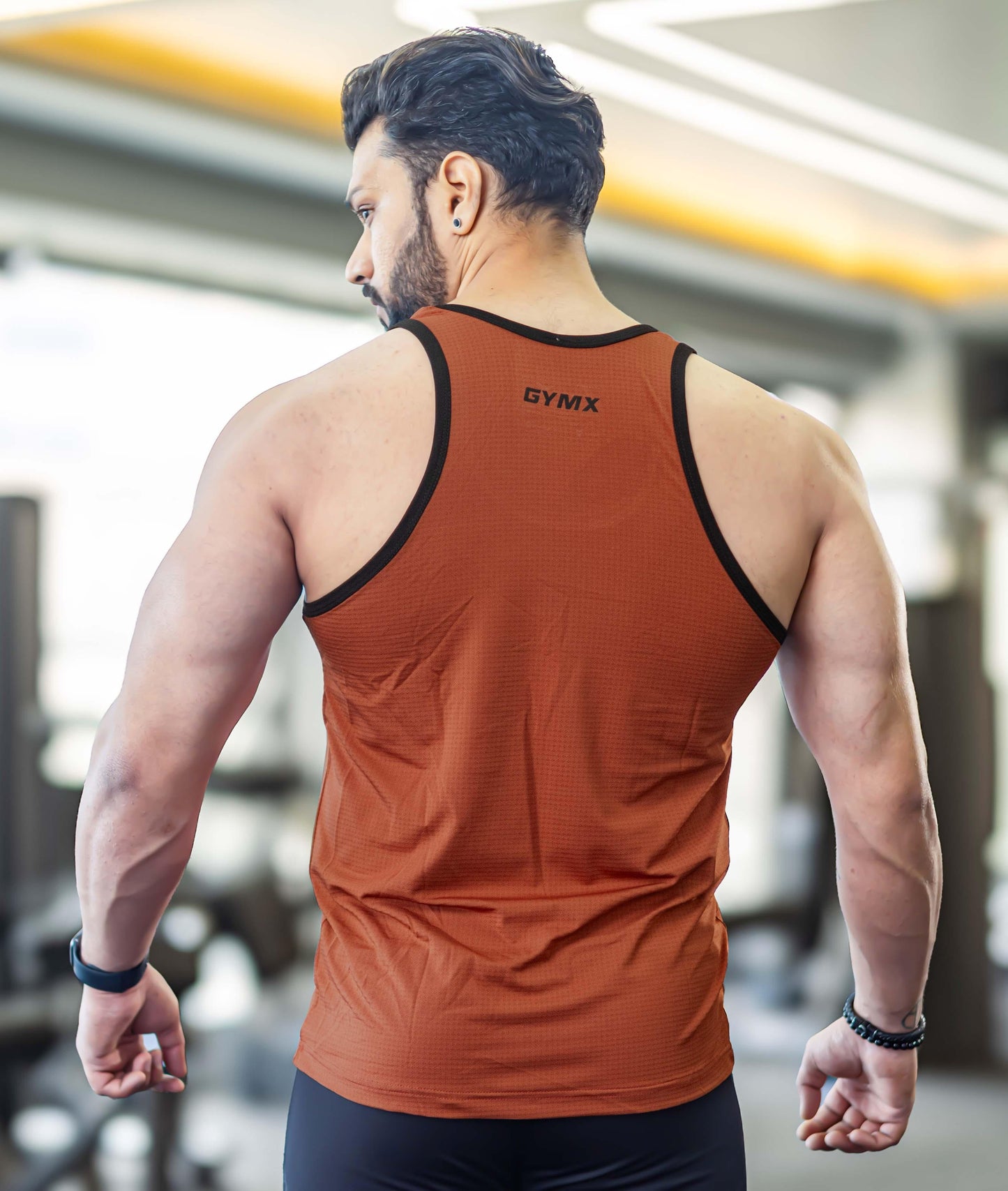 Impulse GymX Tank: Rust Red