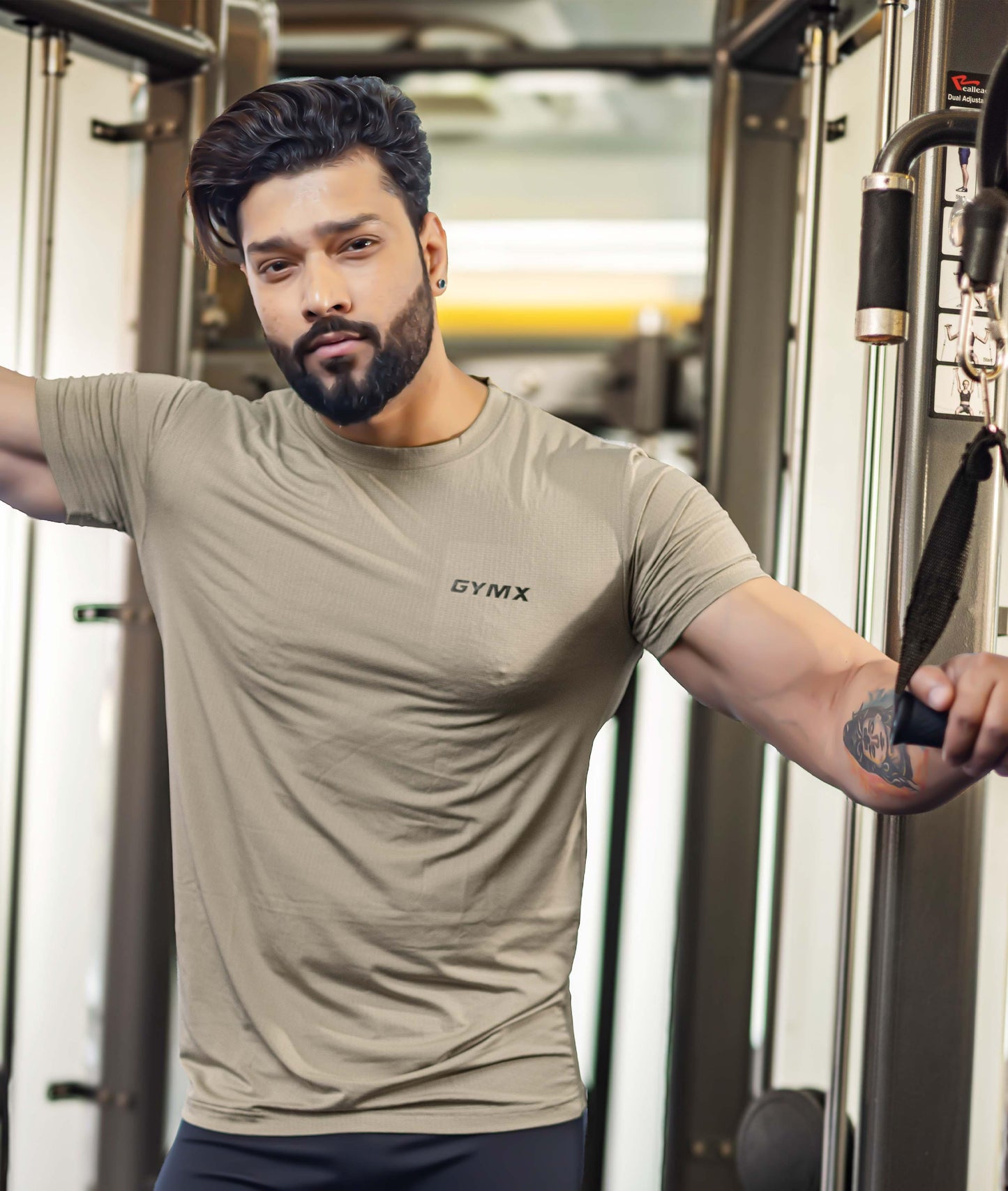 Impulse GymX Tee: Beige